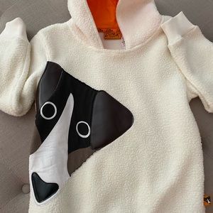 Zuma The Dog warm fluffy fleece hoodie